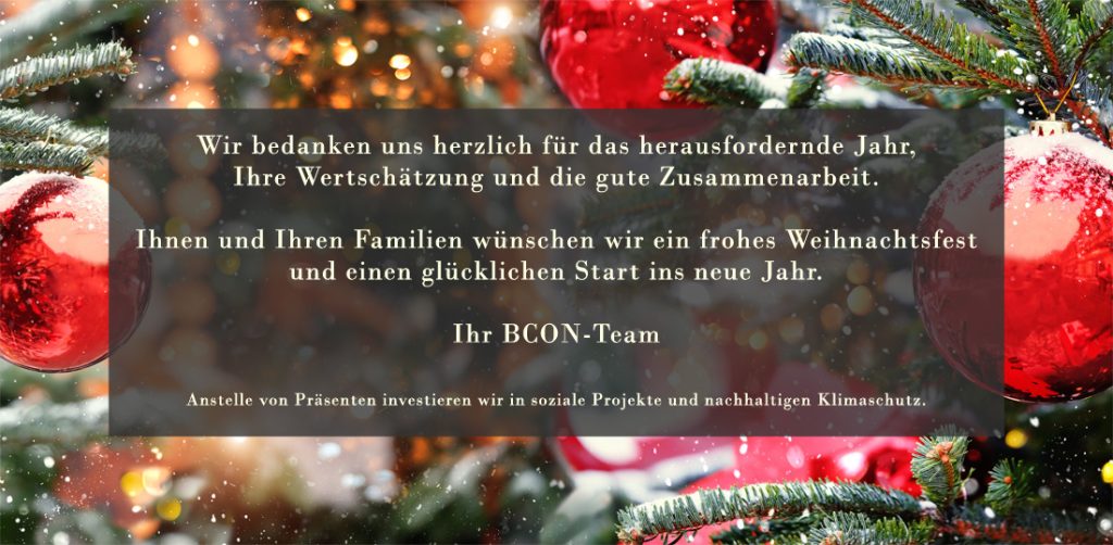 BCON Weihnachtskarte 2022